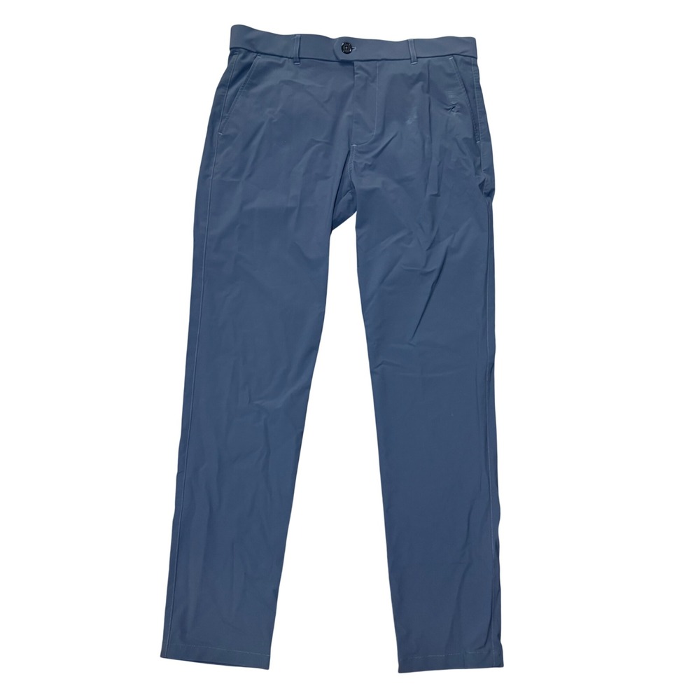 Greyson Montauk Golf Pants Slate Blue 33/32 Performance Slim Straight Athletic
